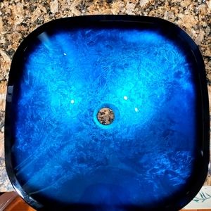 Glass Vessel Sink Set